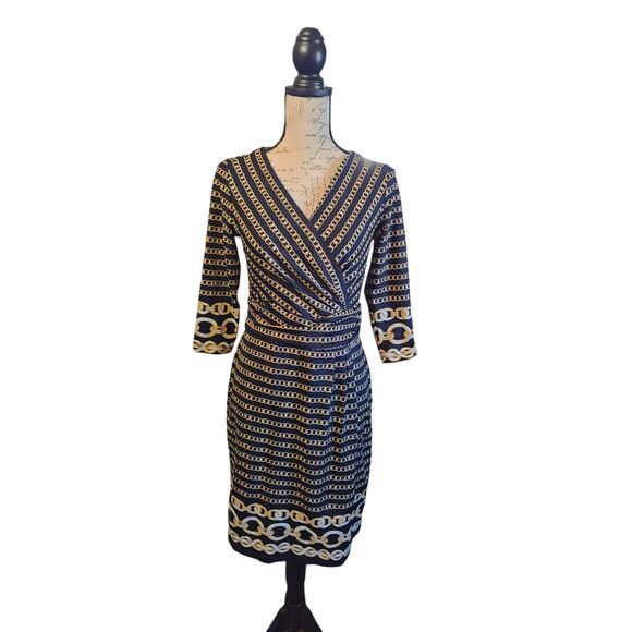 J.McLaughlin Dress Nautical Chains size Small - Picture 1 of 3